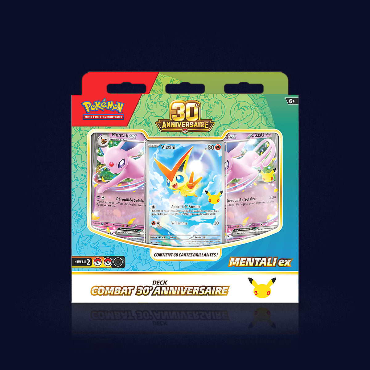 Deck Combat 30e anniversaire Pokémon Mentali-ex - photo du produit