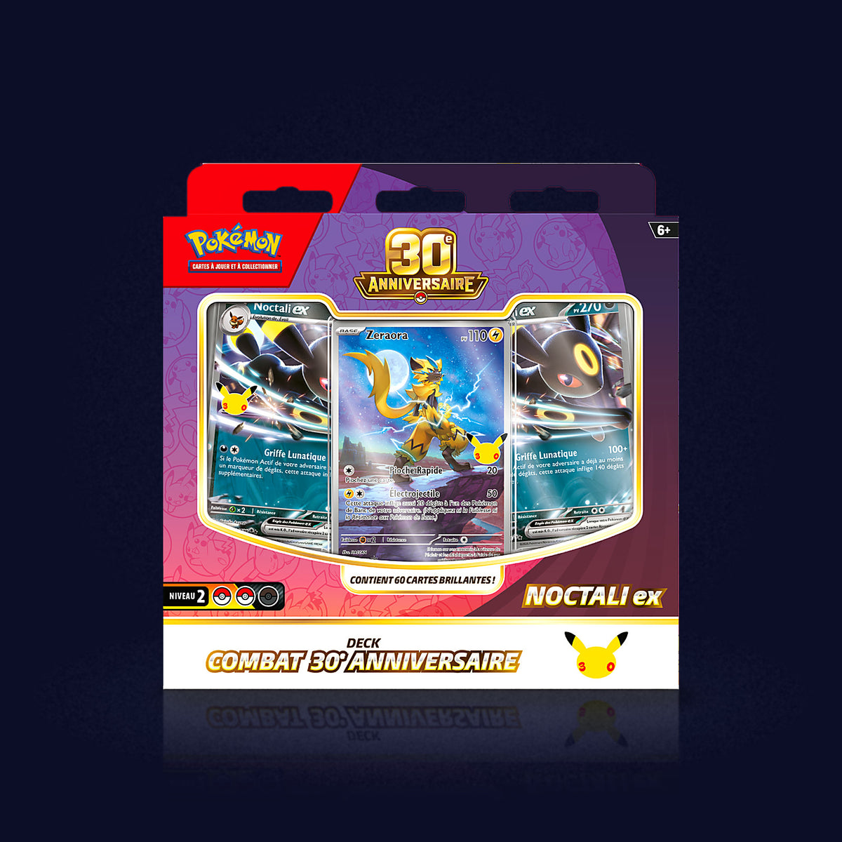 Deck Combat 30e anniversaire Pokémon Noctali-ex - photo du produit