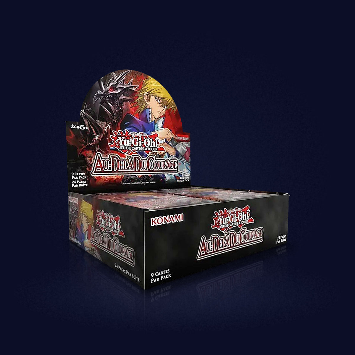 Display de 24 boosters Yu-Gi-Oh! Au-Delà du Courage - photo du produit